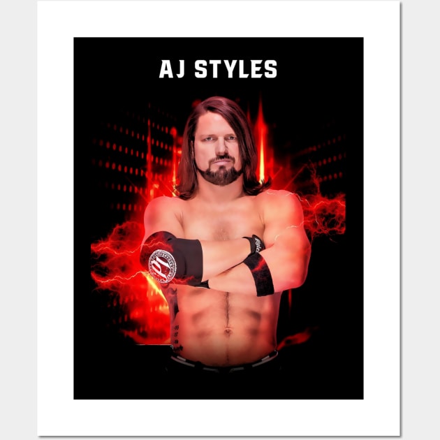 A.J Styles Wall Art by Crystal and Diamond